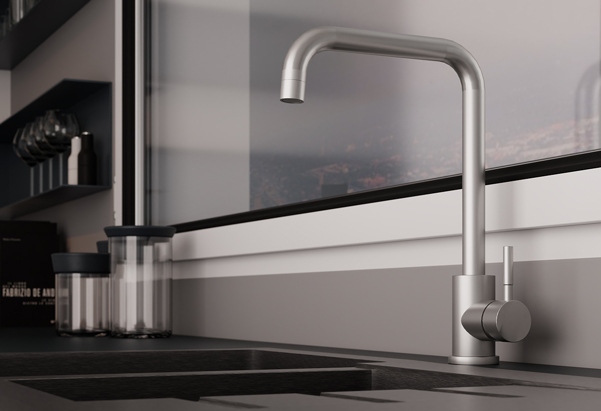 Η μπαταρία κουζίνας σε μία κουζίνα